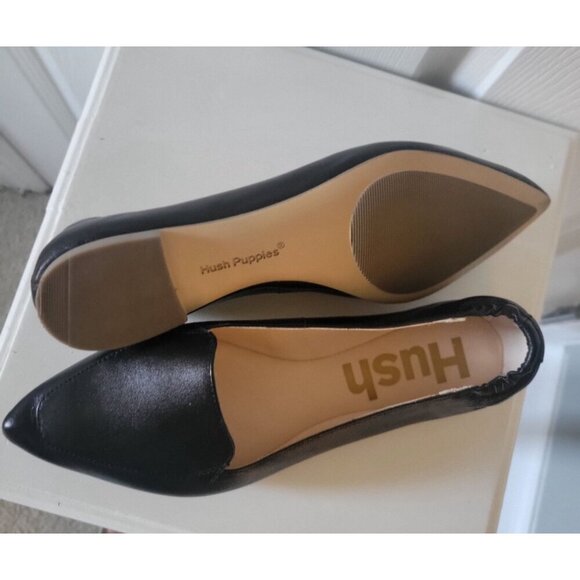 Hush Puppies Classic Black Loafers - Picture 4 of 8